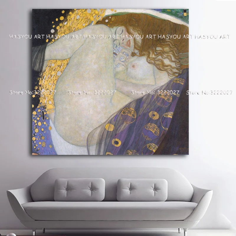 Ручная роспись Klimt высокое качество масляная живопись абстрактный Декор