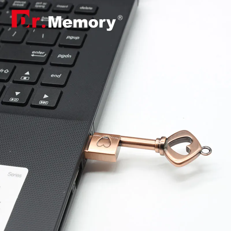 

USB-флеш-накопитель Dr.memory в форме сердца Купидона, USB 2,0, 32/64/128 ГБ