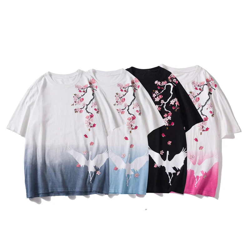 Самурайский кран кимоно в японском стиле Haori для мужчин и женщин кардиган