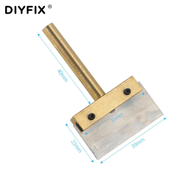 Инструмент для очистки клея DIYFIX UV 60 Вт T наконечник паяльника с лезвием Удаляет