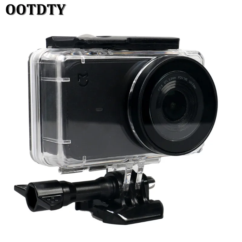 OOTDTY Waterproof Housing Case Mount Kit For Xiaomi Mijia Mini 4k Action Camera New | Электроника