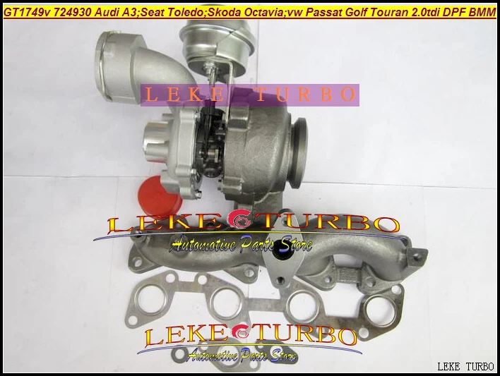 GT1749V 724930 724930-0006 03G253010J 03G253014H 03G253019A турбо для AUDI A3 Seat VW Passat Golf Touran AZV BMM BKD 2.0L |
