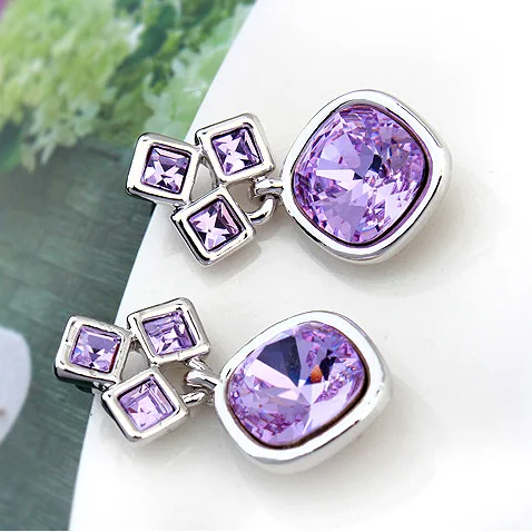 

ANNGILL Jewelry Fashion Drop Dangle Earrings For Women Original Crystal from Swarovski High Quality Party Wedding Christmas Gift