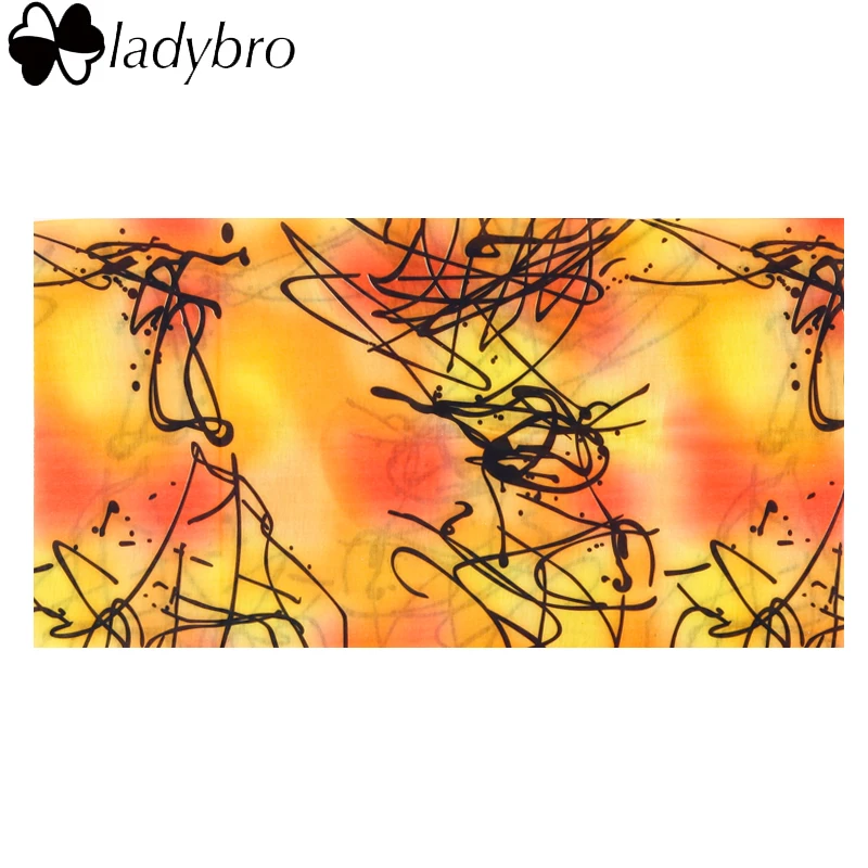Женский Бесшовный шарф Ladybro многофункциональная бандана для головы 18 цветов |
