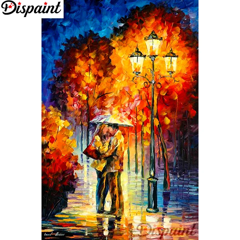 Dispaint Full Square/Round Drill 5D DIY Diamond Painting &quotOil painting couple&quot 3D Embroidery Cross Stitch Home Decor Gift A10953 | Дом и