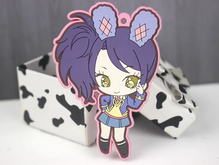 Pripara/довольно рай аниме брелок Manaka laala/минами Мирей/Ходзе SOPHY/Dorothy Запад/каучуковый ремешок /мобильный телефон прелести G693