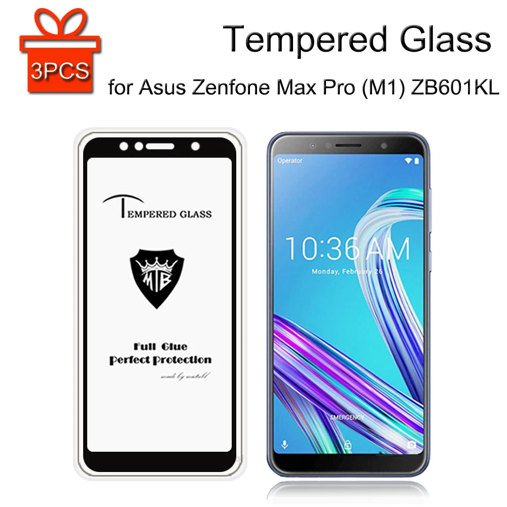 Закаленное стекло для ASUS Zenfone Max Pro M1 ZB601KL ZB602KL XOOTD защита экрана на M1|Защитные