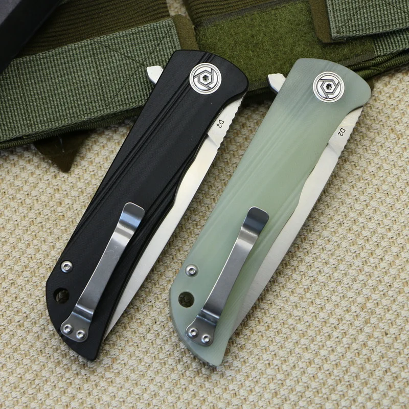 CH Knife 3001 G10 складной нож D2 лезвие шарикоподшипника G0 + стальная ручка Кемпинг Охота