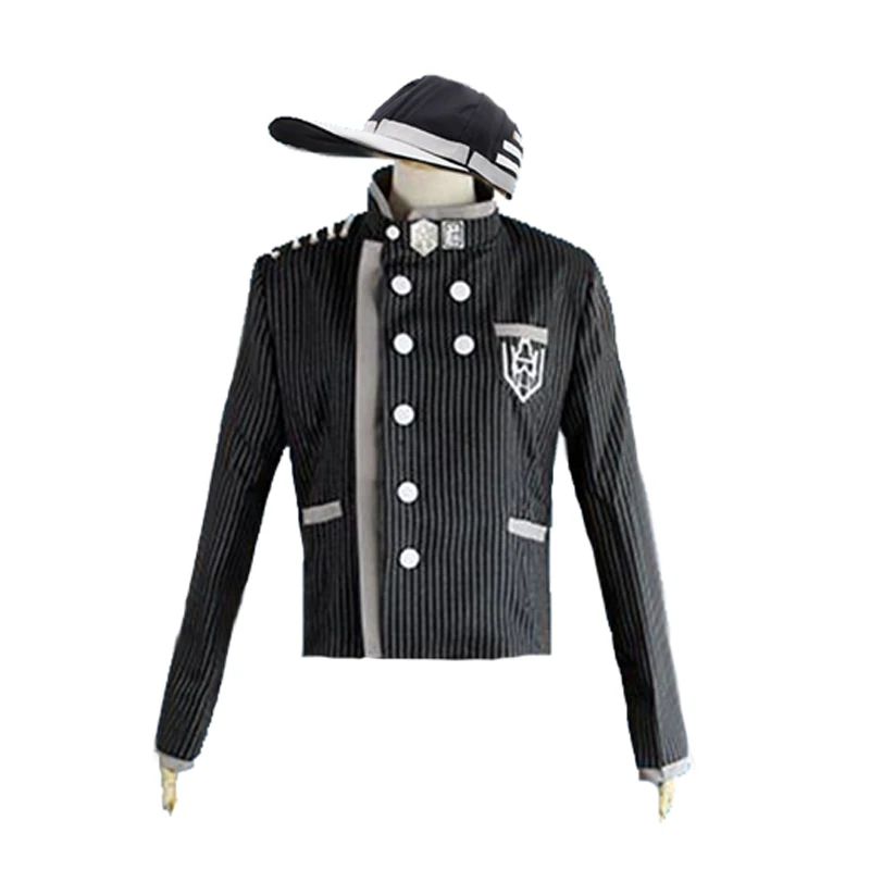 Индивидуальный заказ Danganronpa V3 Косплей Saihara Shuichi костюм аниме для косплея игра школьная форма костюм наряд пальто+ шляпа - Цвет: female