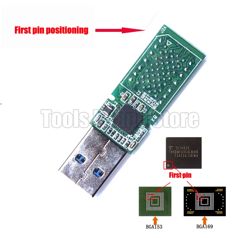 USB3.0 eMMC 153 169 eMCP 162 186 U диск PCB NS1081 главный контроллер без флэш-памяти для переработки чипов emmc emcp