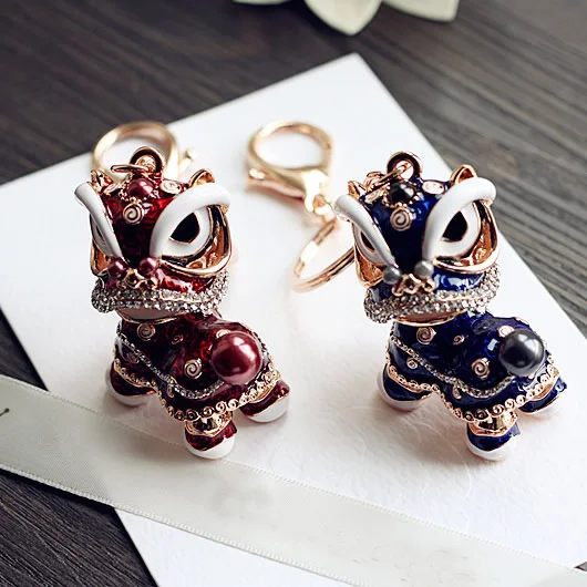 

Милый талисман Lucky Charm китайский kylin брелок для ключей женская сумка на молнии для девушки украшения для супругов любовника Подарочные ювелирные изделия