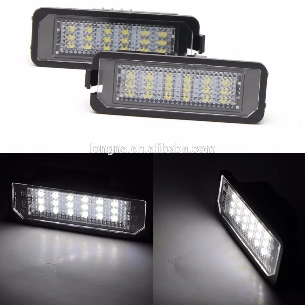 Белый комплект LED Номерные знаки для мотоциклов лампа подходит Volkswagen CC Гольф/GTI (MK4