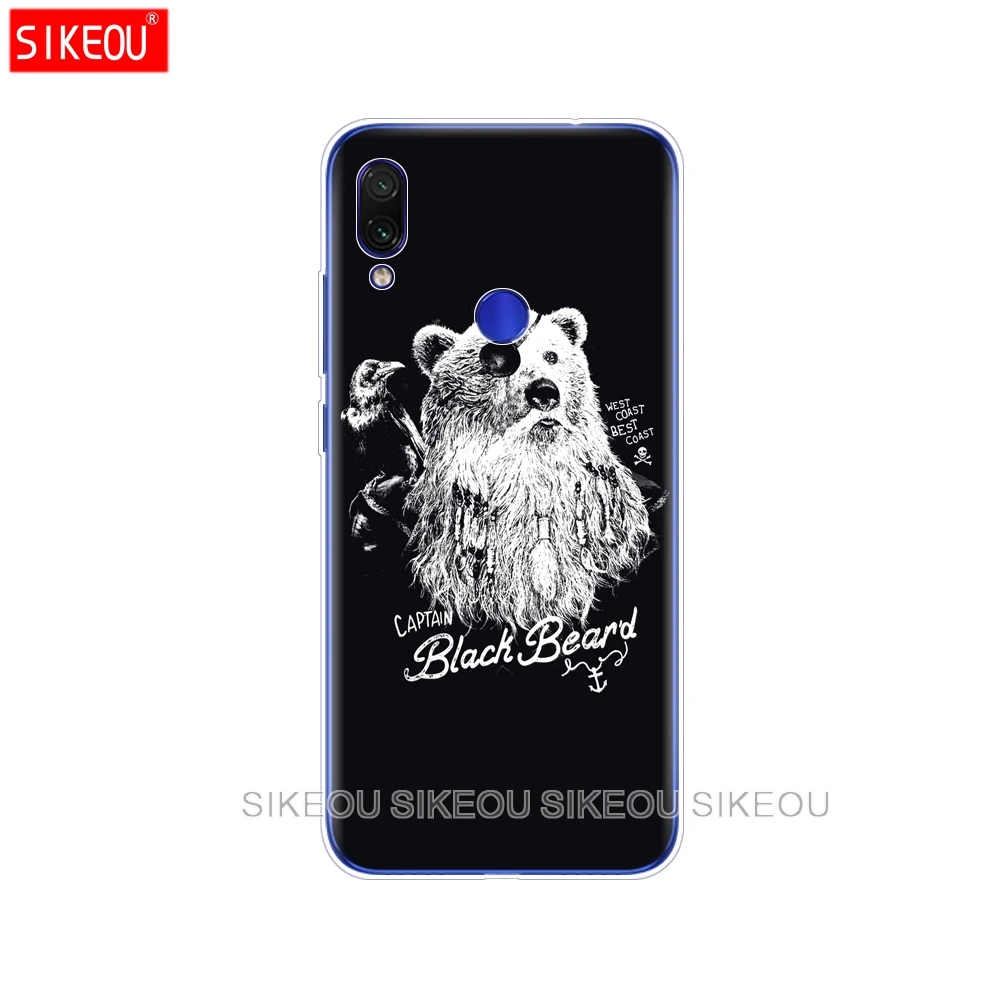 10135 Для Xiaomi Redmi Note 7 чехол силиконовый Redmi Note 7 pro Чехол Fundas Coque Волк тигр, Лев, Леопард медведь животное - Цвет: 10135
