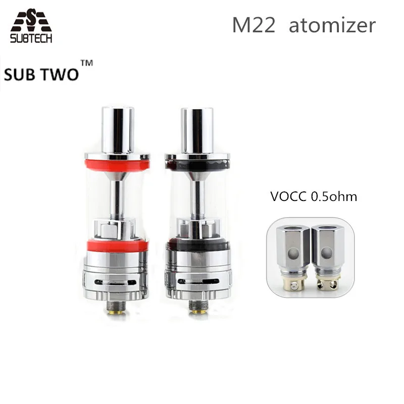 Атомайзер для электронной сигареты Sub two m22 5 шт./лот бак вейпа с катушкой вокала 0