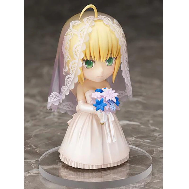 Судьба Ночь Сабер аниме modello ди Azione Nendoroid 11 см giocattolo abito Sposa Ver. collezione сувенир regalo con