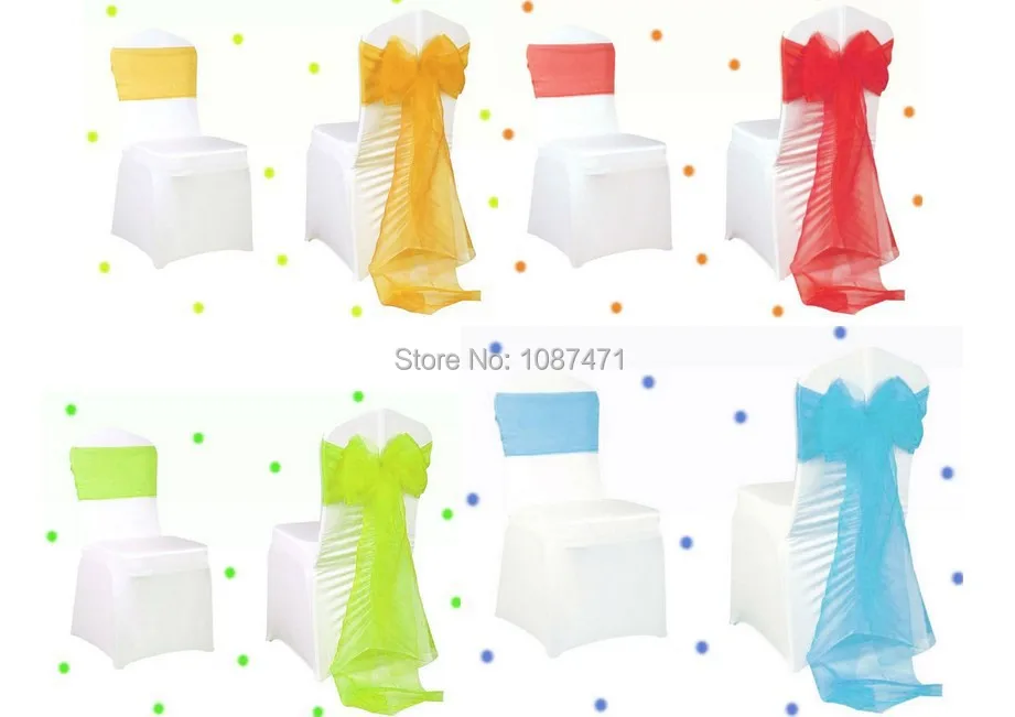 Чехол для стула из органзы 10 шт./лот decorative bows wedding decoration bowswedding bows