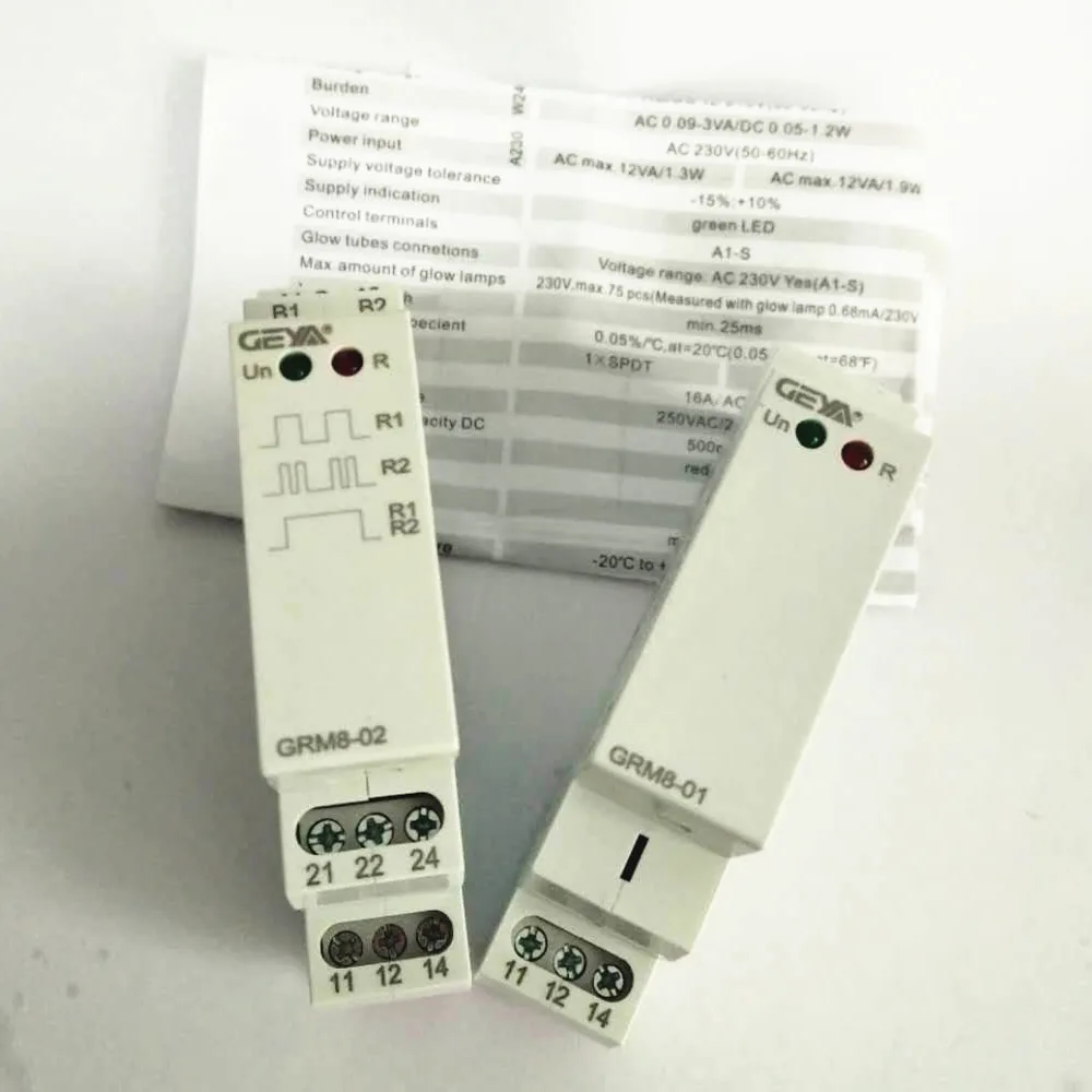 Din-рейка 3 фазы SPDT 16A AC 230 в DC 12 В 24 В имплиз реле электронный Шаг Реле памяти Блокировка реле GRM8
