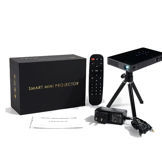 P8 DLP портативный мини-проектор с HDMI wifi BT домашний проектор 854*480P Cortex-7A Android 1GB+ 8GB 2,4G/5G wifi проектор игровая приставка