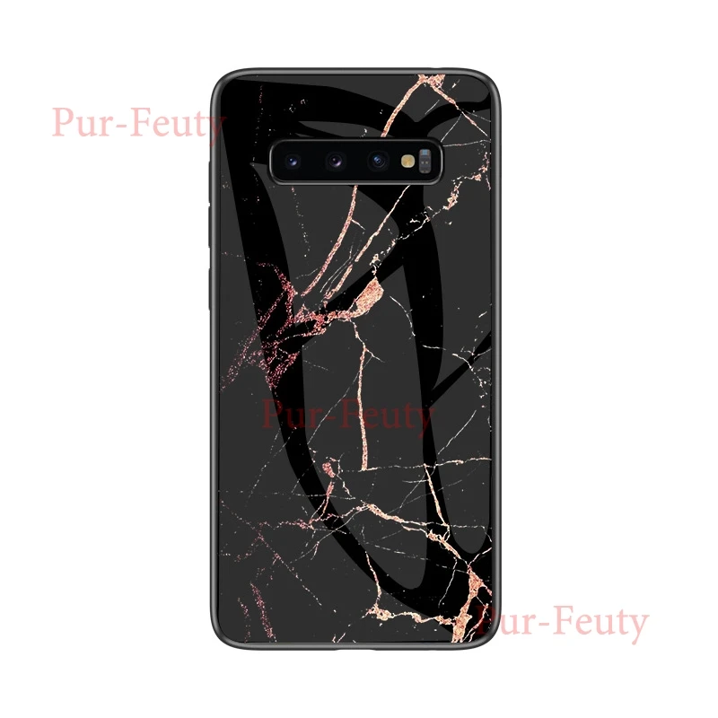 Чехол для samsung Galaxy S10 10S Galaxy ys10 G973FD G973F/DS мраморная зернистая жесткая защитная задняя крышка из закаленного стекла для samsung S10 - Цвет: style 05