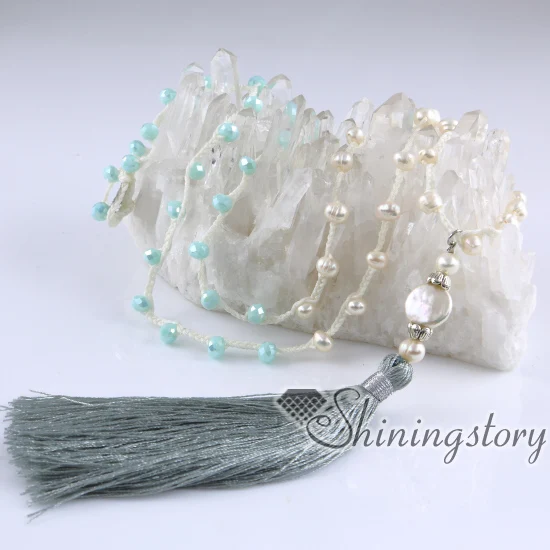 Ожерелье с искусственным жемчугом богемные ювелирные изделия ожерелья