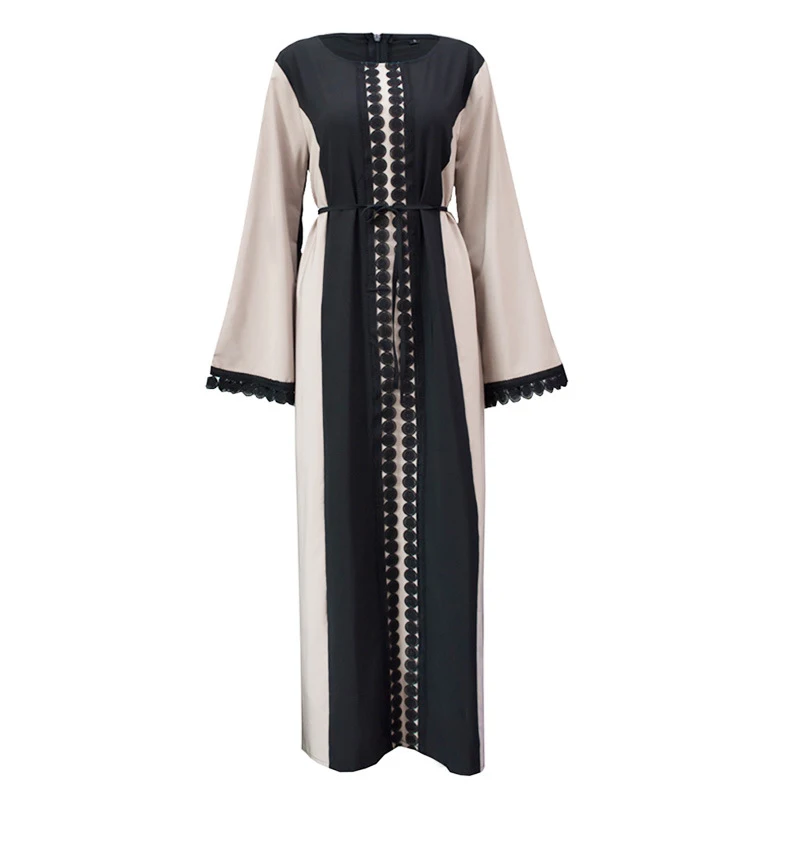 2018 summer Nida Muslim Dress Abaya in Dubai long dress Islamic robe For Women Jilbab Djellaba Robe Musulmane | Женская одежда