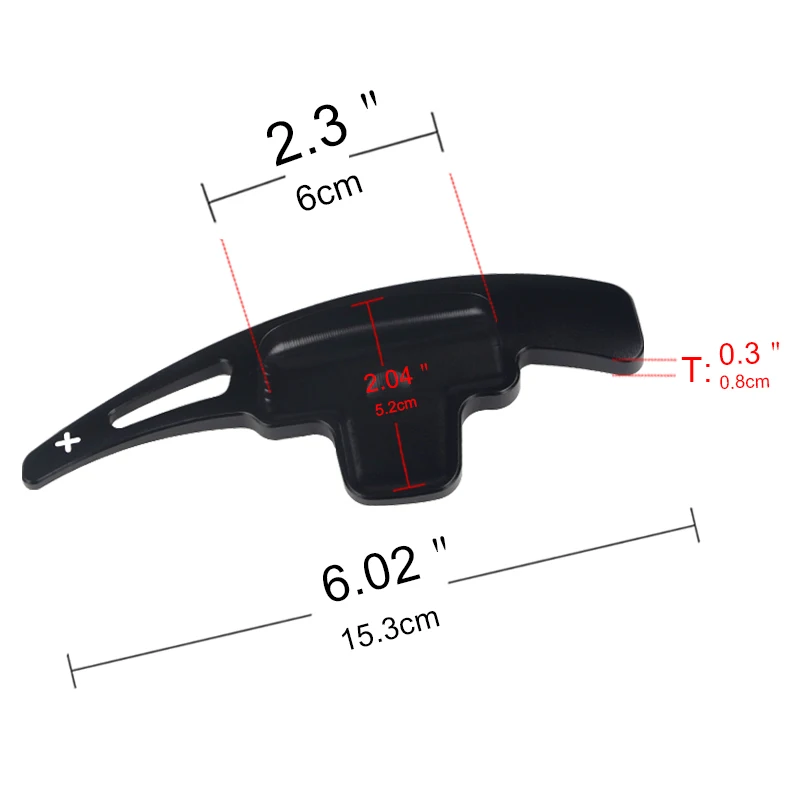 Весло переключения рулевого колеса из алюминиевого сплава 2 шт. автомобильное