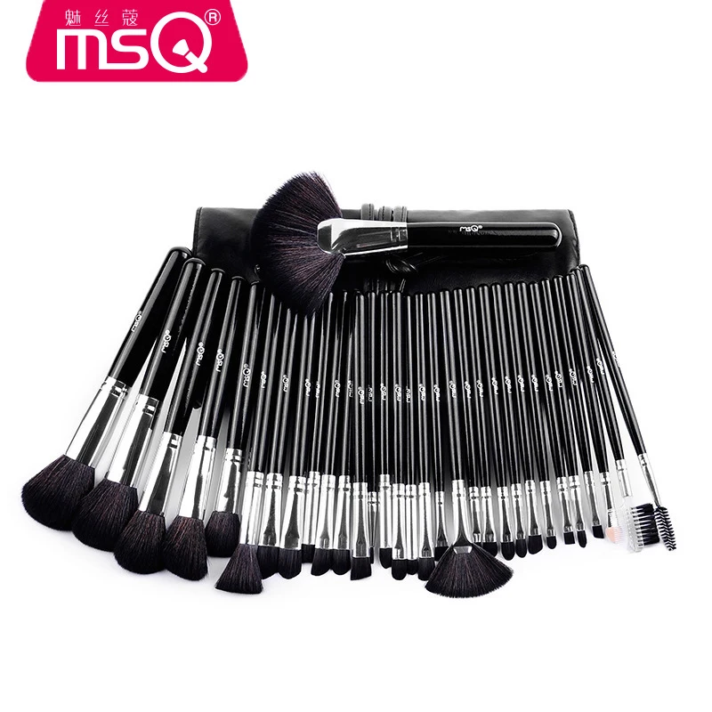 MSQ Профессиональный набор кистей для макияжа женщин 32 шт. Модный мягкий лица губ