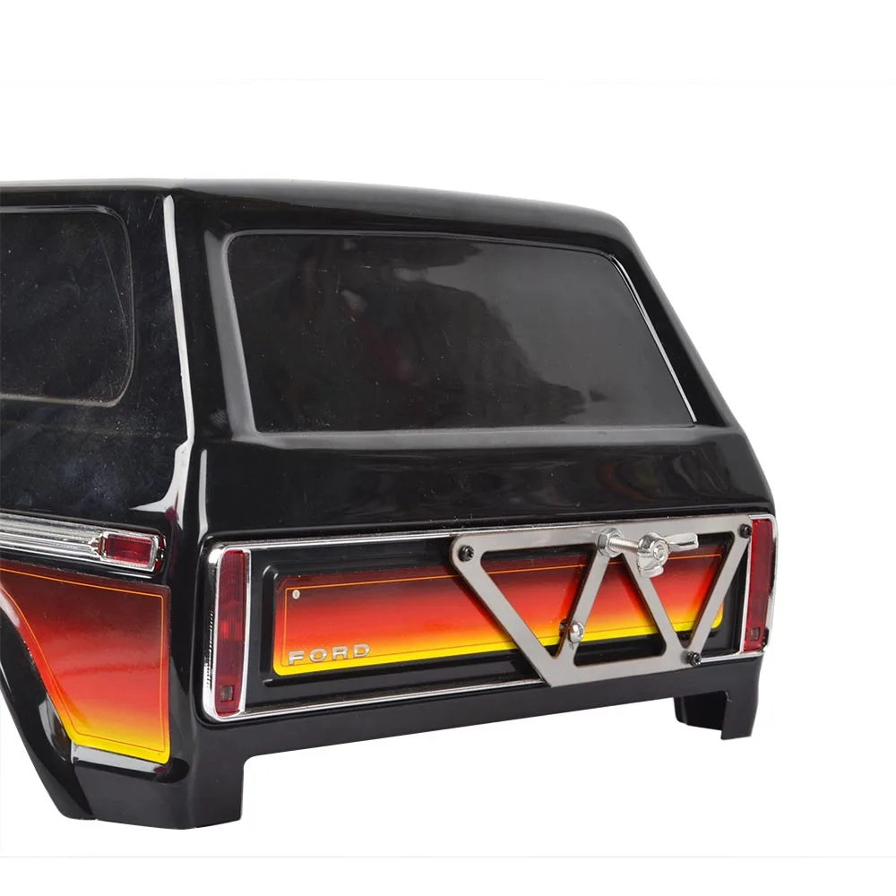 1/10 RC Crawler Car Metal Rear Spare Tire Rack spare for Traxxas TRX4 TRX-4 Bronco metal front bumper for traxxas trx 4 trx4 bronco 1 10 rc crawler model car