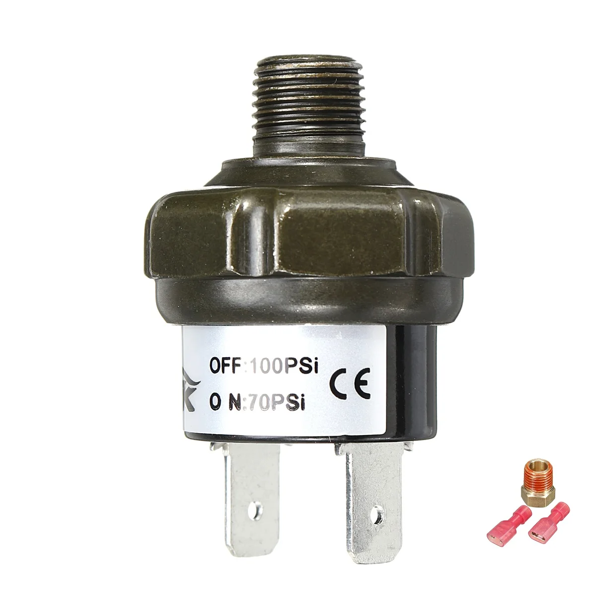 70-100Psi 1/" до 1/4" NPT разъем PSI воздушный компрессор для езды переключатель давления на бак контроль 70 90 100 120 150 180psi - Цвет: 70-100Psi