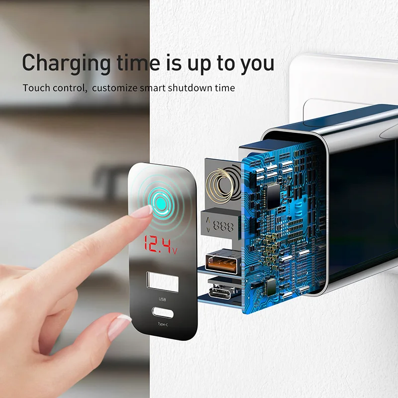 Baseus Высокое качество 45 Вт Usb C type зарядное устройство быстрое 3 0 ЕС адаптер