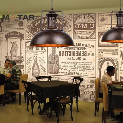 Simple Loft Style Iron Droplight Edison Industrial Vintage Pendant Light Fixtures For Dining Room Hanging Lamp Home Lighting | Освещение