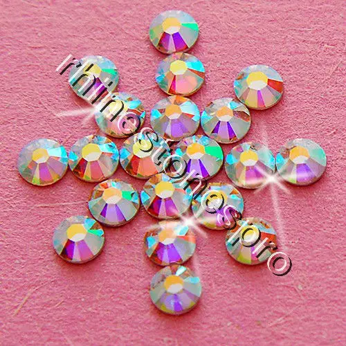 

6ss Swarovski Elements Clear AB(001AB) 144 pcs Hotfix Iron On Crystal