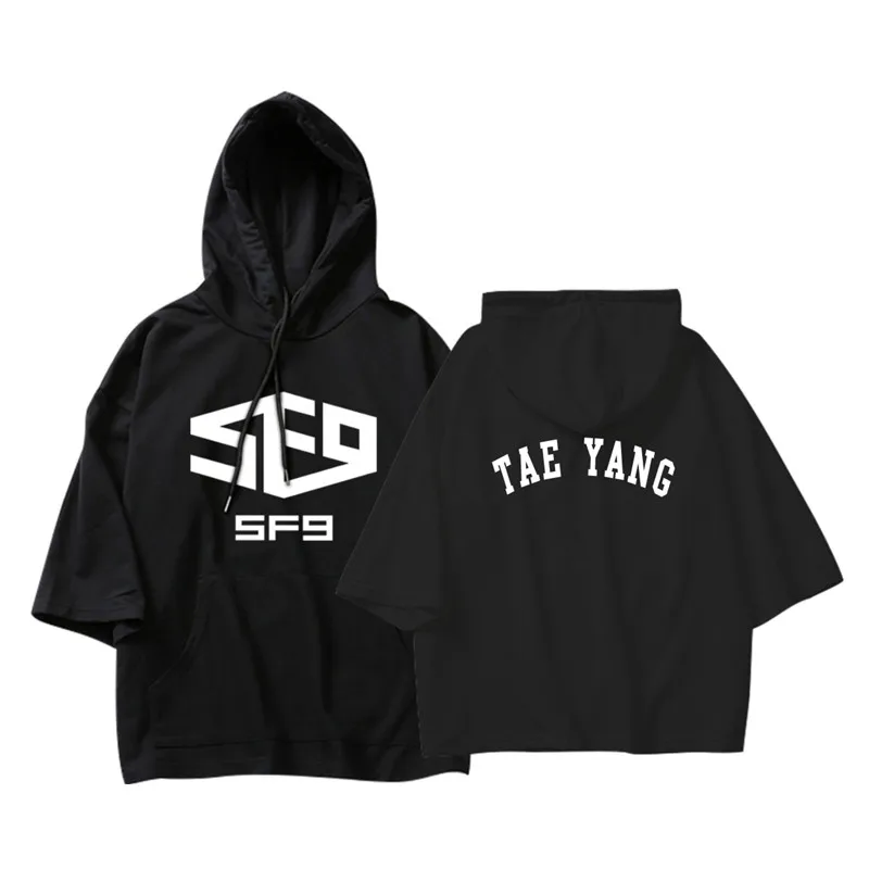 KPOP/Корейская мода SF9 CHANI DAWON TAEYANG ZUHO хлопковые тонкие толстовки с капюшоном