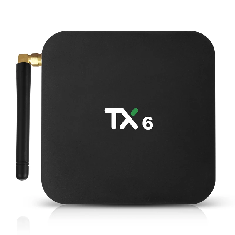 TX6 Android 9,0 ТВ-приемник с WiFi антенна 4G 32G Allwinner H6 4 ядра Smart мини ПК 4 к потоковый медиа-плеер, 2 Гб оперативной памяти, 16 Гб встроенной памяти, Декодер каналов кабельного телевидения
