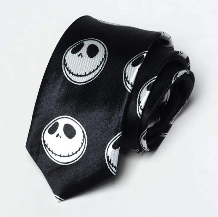 Movie DJ Tie For The Nightmare Before Christmas Cosplay Costume Men Women Gift Halloween Stage Magical Prop 1 Piece Drop Ship |