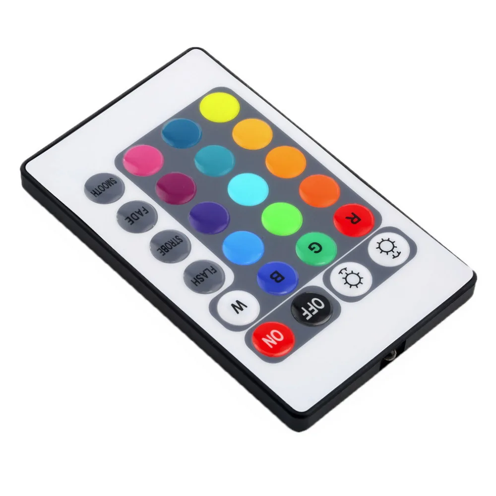 ICOCO мини 24-кнопочный ИК пульт дистанционного управления для SMD3528 SMD5050 RGB