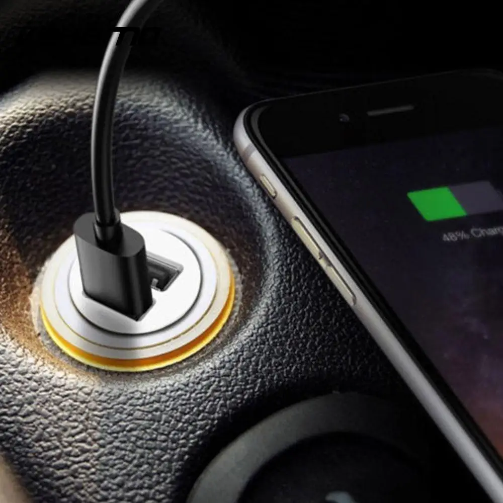 Vehemo Mini Dual USB Автомобильное зарядное устройство Pad автомобильный адаптер Быстрая