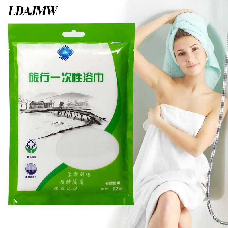 LDAJMW 2 пачки 70x140 см Нетканый материал одноразовое банное Полотенца для отдыха на
