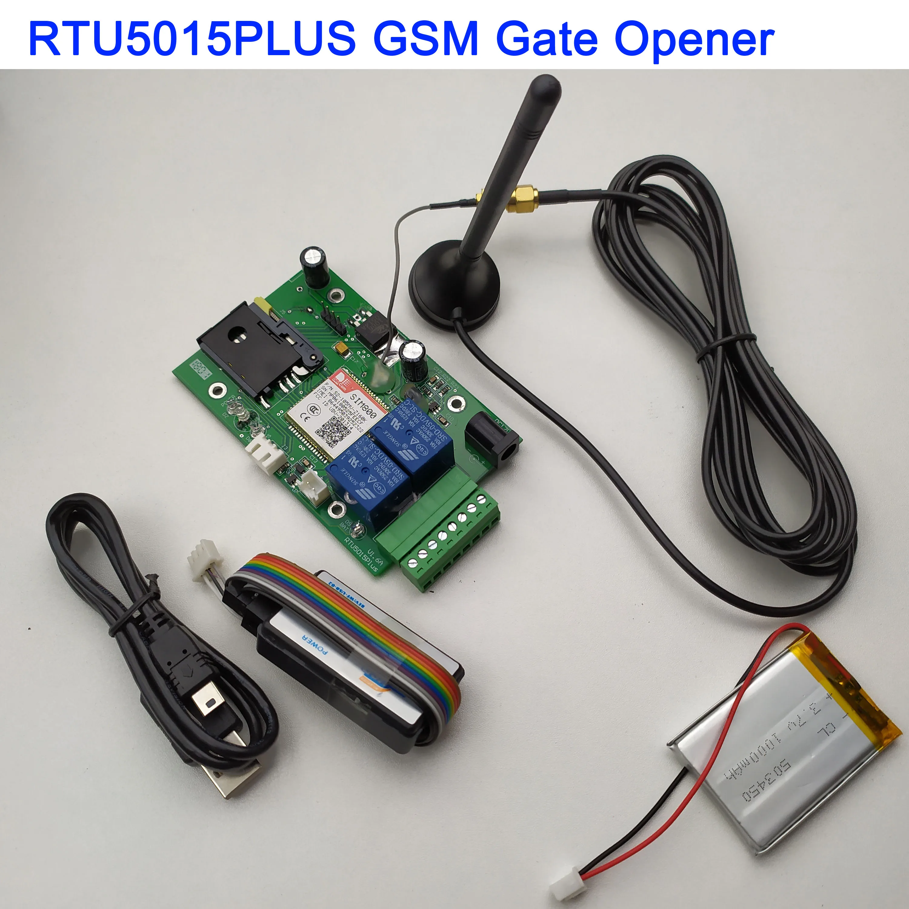 Бесплатная доставка Обновленная версия GSM Открыватель ворот перезаряжаемая