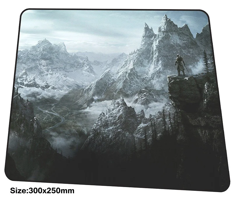 Коврик для мыши skyrim 300x250x3 мм большой игровой коврик властный компьютерный стол