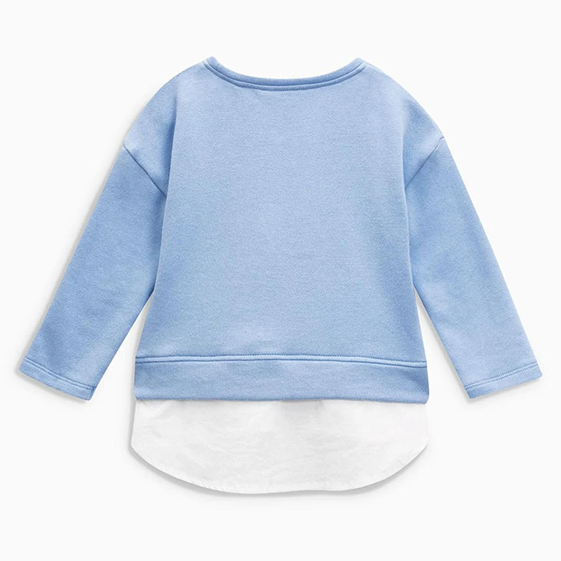 Figwit/футболка для девочек осенняя хлопковая футболка с длинными рукавами в