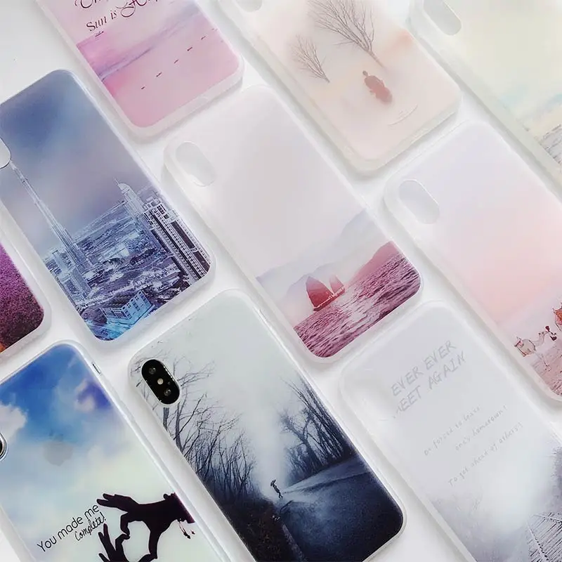 FORLAS элегантный узорчатый чехол для iphone xs max Мягкий ТПУ силиконовый 8 x xr задняя