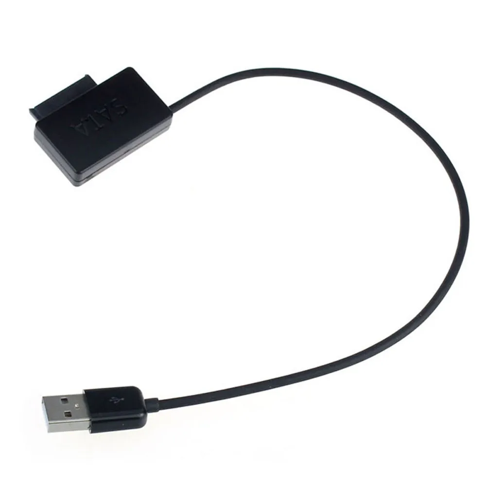 Высококачественный Кабель-адаптер для ноутбука USB 2 0 до 7 + 6 13Pin Slimline SATA DVD CD Привод