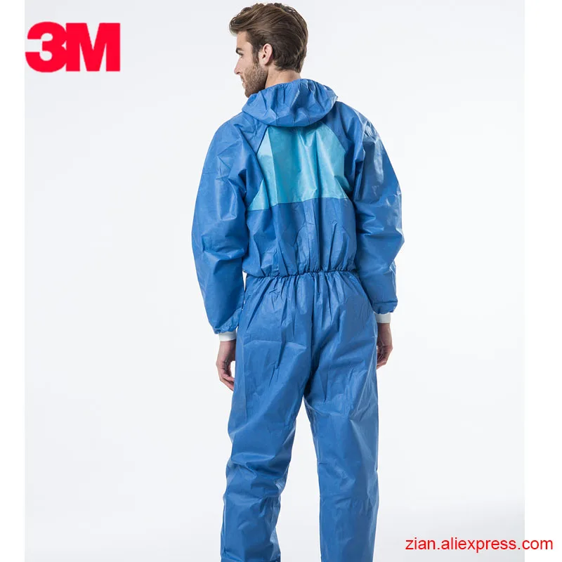 3M 4532 синяя защитная одежда устойчивые к радиации частицы антистатические химические костюм краска одежда чистая работа пыли комбинезоны