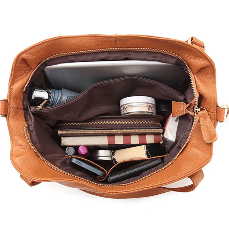 Женская сумка-хобо из натуральной кожи на плечо | Багаж и сумки