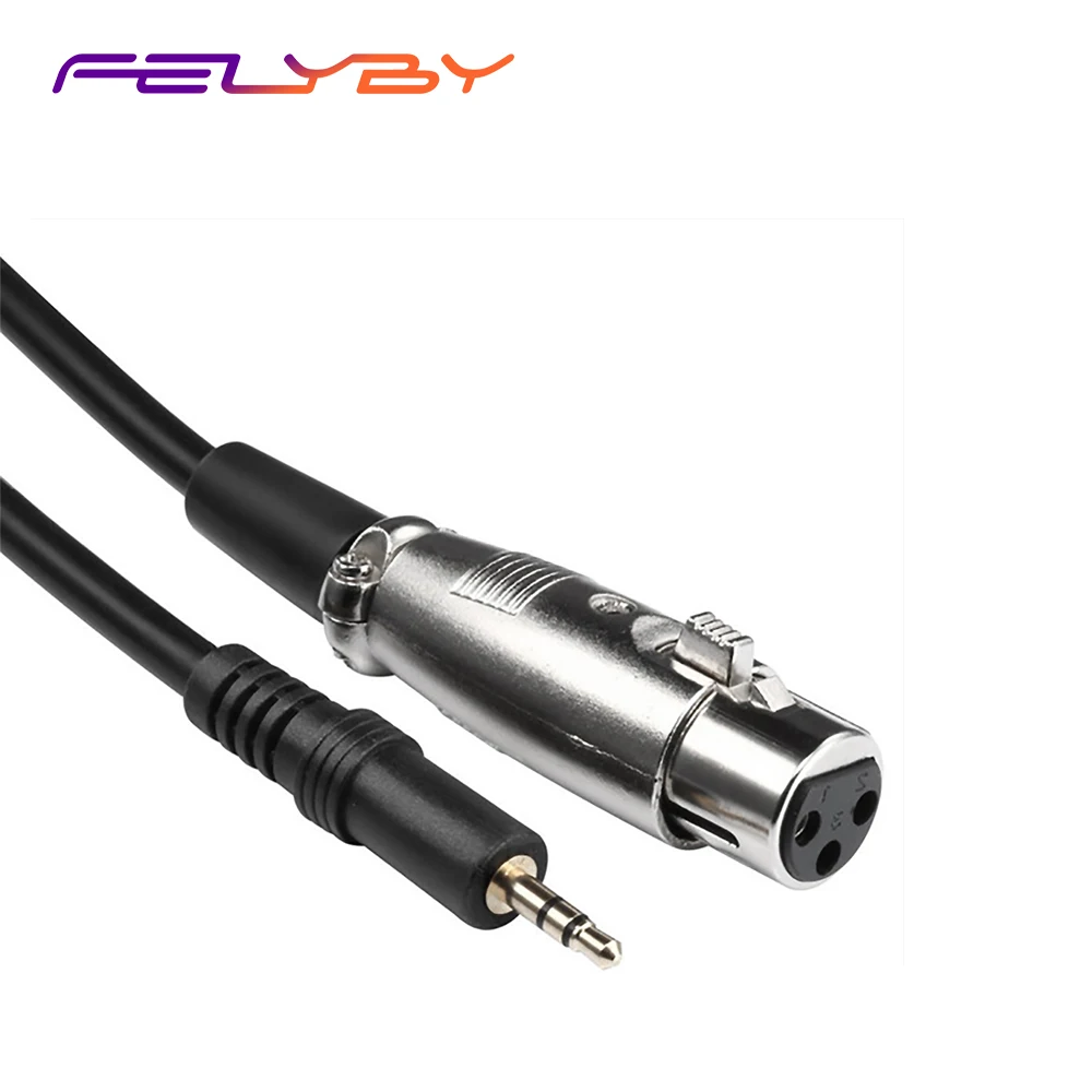 FELYBY 2 5 м Профессиональный стандартный кабель для микрофона BM800 записи