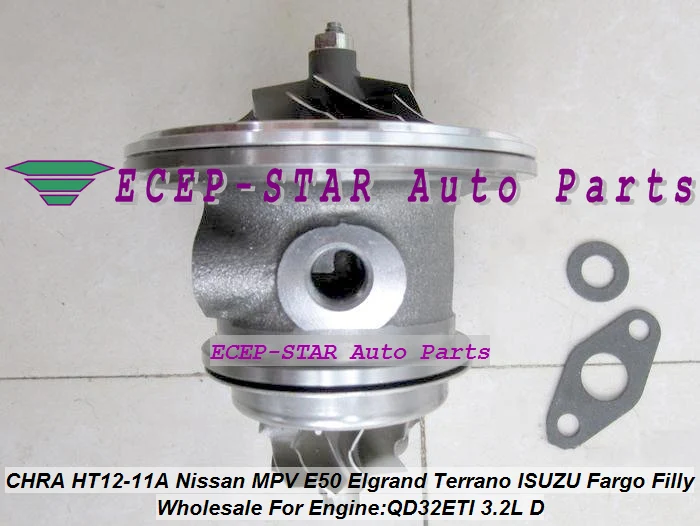 Турбокартридж CHRA Core HT12 11A 11B 14411 1w400 для NISSAN MPV E50 Elgrand Note 97 02 ISUZU Фарго Фили QD32ETI 3.2L|turbo