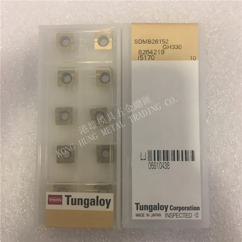 SDMB26152 GH330 оригинальные Tungaloy карбидные вставки фрезерные токарные инструменты 10