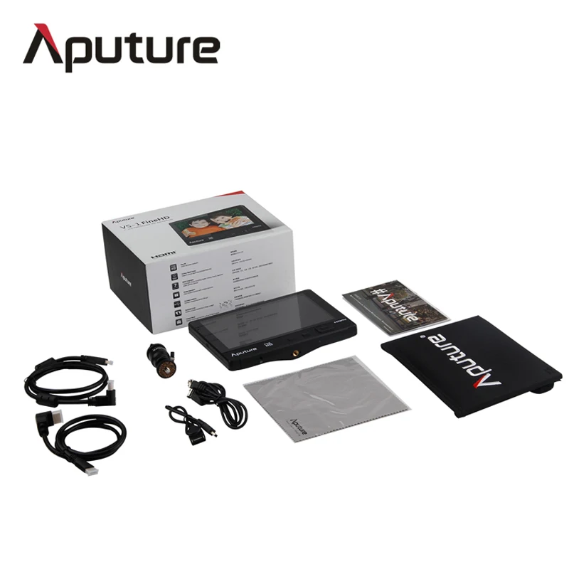 Aputure vs-1 finehd 7 ''Экран видео Мониторы с зонтиком для Canon Sony камеры Nikon DSLR питание