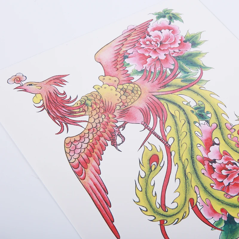 Гламурные цветы водонепроницаемые наклейки для татуировок стойкие к поту